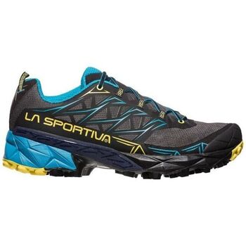 Zapatos Hombre Running / trail La Sportiva Zapatillas Akyra Hombre Carbon/Tropic Blue Negro
