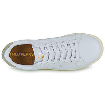 Fred Perry B721 LEATHER Blanco