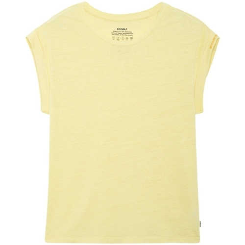 textil Mujer Sudaderas Ecoalf Aveiroalf T-Shirt - Lemonade Amarillo