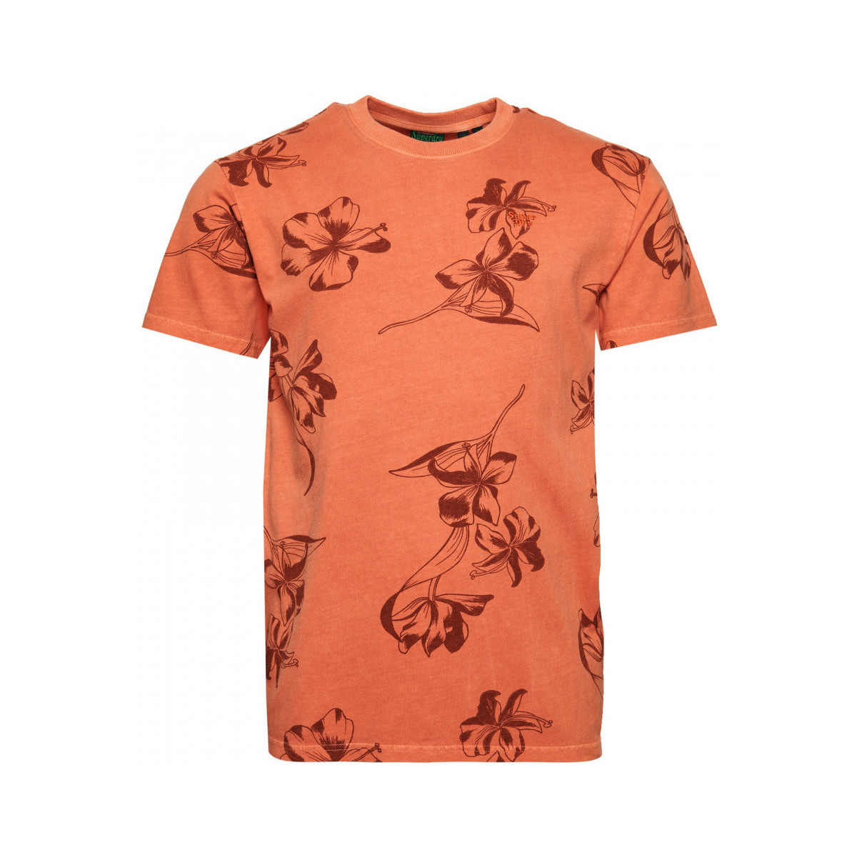 textil Hombre Tops y Camisetas Superdry Vintage od printed Naranja
