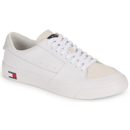 Zapatos Hombre Zapatillas bajas Tommy Jeans TOMMY JEANS  VULCANIZED ESS Blanco