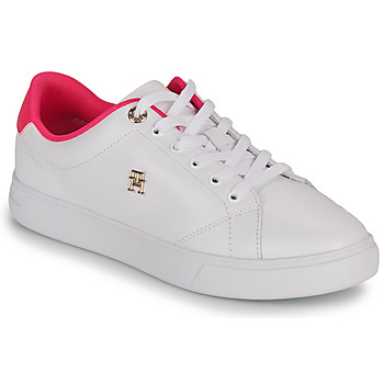 Zapatos Mujer Zapatillas bajas Tommy Hilfiger ELEVATED ESSENTIAL COURT SNEAKER Blanco / Rosa
