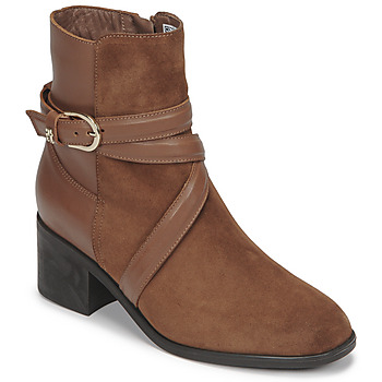 Zapatos Mujer Botines Tommy Hilfiger ELEVATED ESSENTIAL MIDHEEL BOOT Camel