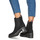 Zapatos Mujer Botas de caña baja Tommy Hilfiger ESSENTIAL MIDHEEL SUEDE BOOTIE Negro