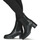 Zapatos Mujer Botas de caña baja Tommy Hilfiger ESSENTIAL MIDHEEL LEATHER BOOTIE Negro