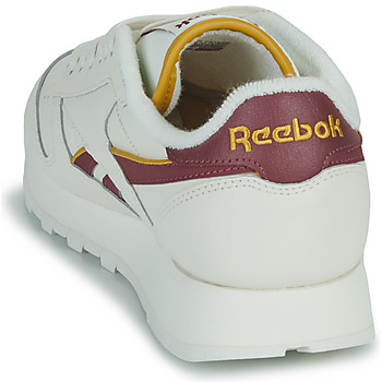 Reebok Classic CLASSIC LEATHER Blanco / Burdeo / Amarillo