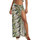 textil Mujer Faldas Lisca Indonesia falda larga de verano Verde
