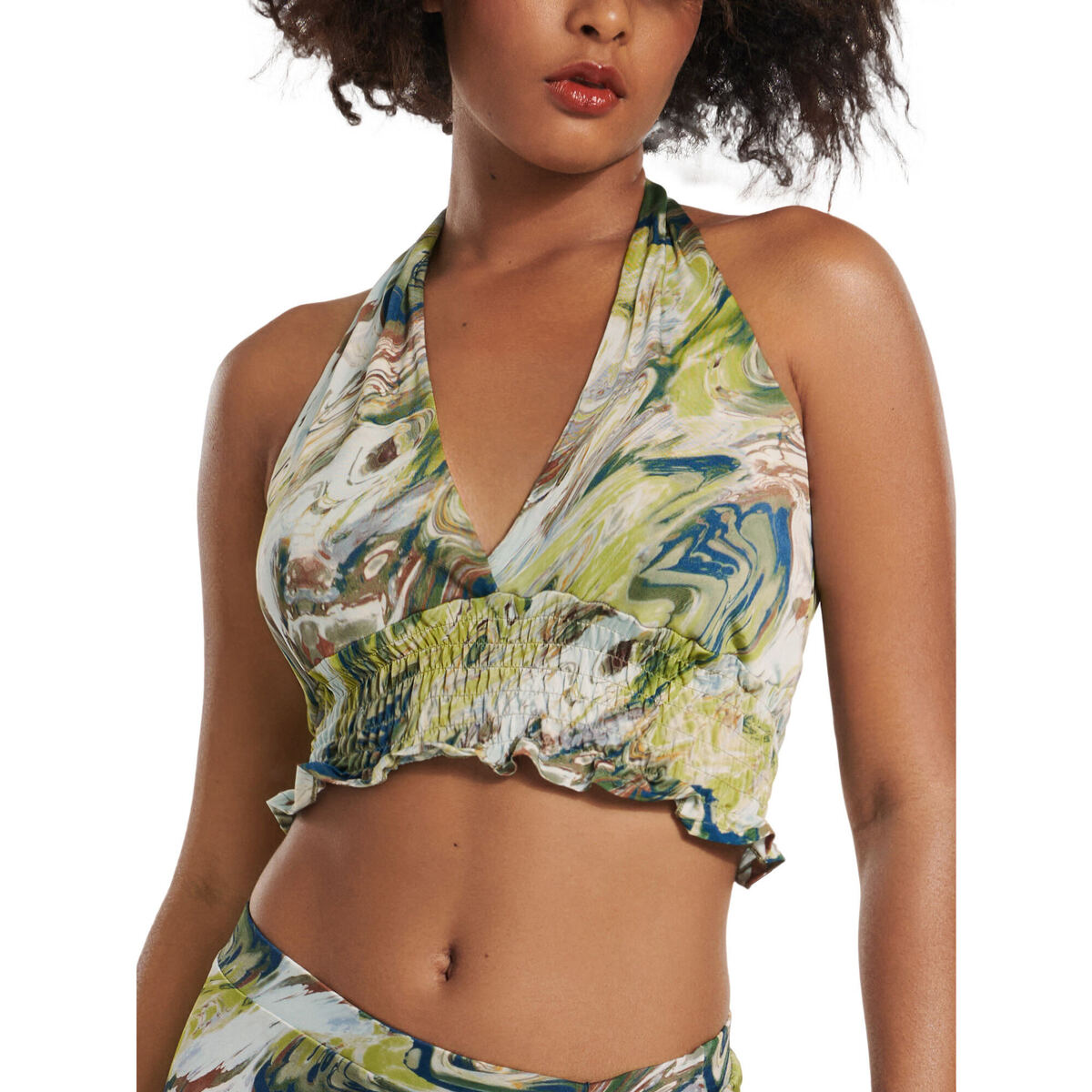 textil Mujer Tops / Blusas Lisca Top de verano Indonesia Verde