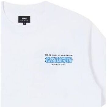 textil Hombre Camisetas manga corta Edwin Camiseta Cover The Thieves Hombre White Blanco