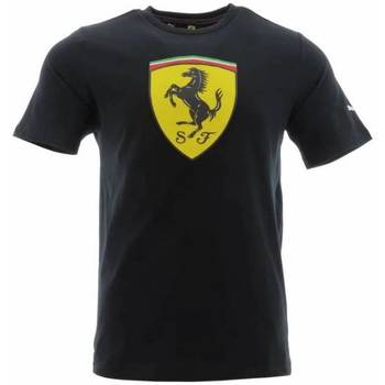 textil Hombre Tops y Camisetas Puma Scuderia Ferrari Big Shield  538175-01 Negro