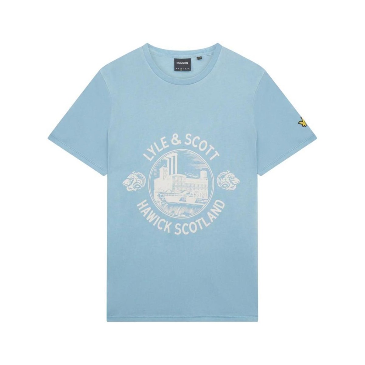 textil Hombre Camisetas manga corta Lyle & Scott TS1806V-W825 Azul
