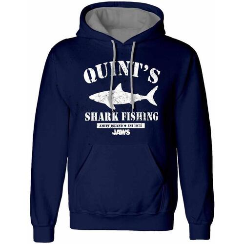 textil Sudaderas Jaws Quint's Shark Fishing Azul