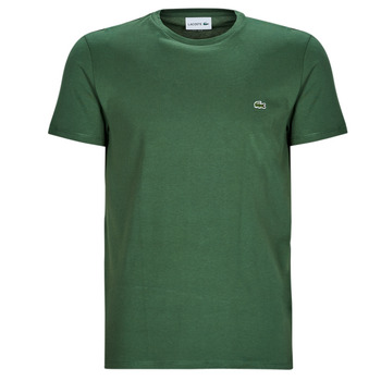 textil Hombre Camisetas manga corta Lacoste TH6709-SMI Verde