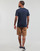 textil Hombre Camisetas manga corta Lacoste TH5071-166 Marino