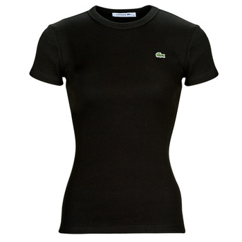 textil Mujer Camisetas manga corta Lacoste TF5538-031 Negro