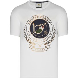 textil Hombre Camisetas manga corta Aeronautica Militare 231TS2118J594 T-Shirt/Polo hombre crema Beige