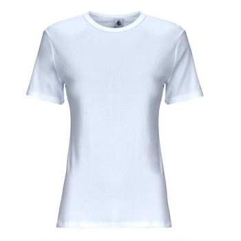 textil Mujer Camisetas manga corta Petit Bateau MC POINTE COCOTTE Blanco
