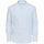 textil Hombre Camisas manga larga Selected 16088354 REGKAM-CASHMERE BLUE Blanco