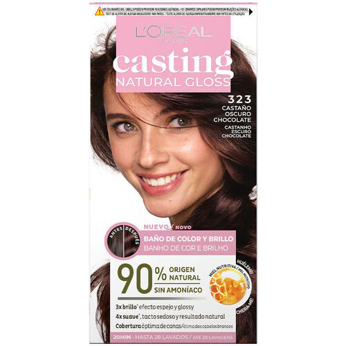 Belleza Coloración L'oréal Casting Natural Gloss 323-castaño Oscuro Chocolate 