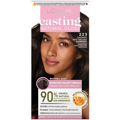 Belleza Coloración L'oréal Casting Natural Gloss 223-castaño Muy Oscuro Espresso 