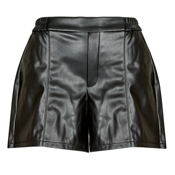 textil Mujer Shorts / Bermudas Vila VIPEN RW COATED SHORTS Negro