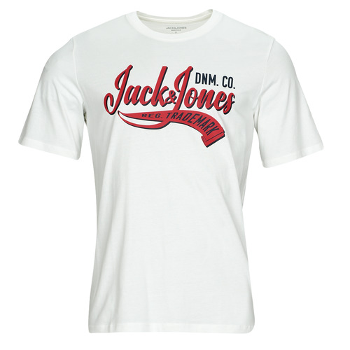 textil Hombre Camisetas manga corta Jack & Jones JJELOGO TEE SS O-NECK 2 COL AW23 SN Blanco
