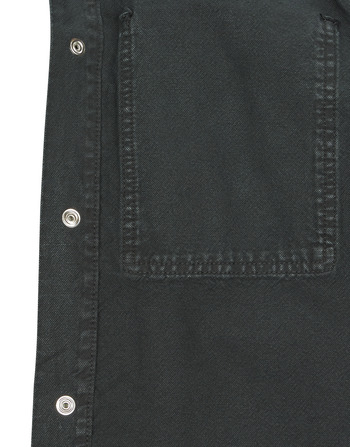Calvin Klein Jeans CANVAS RELAXED LINEAR SHIRT Negro