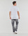 textil Hombre Camisetas manga corta Calvin Klein Jeans VARSITY CURVE LOGO T-SHIRT Blanco