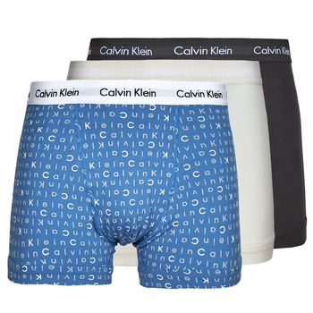 Ropa interior Hombre Boxer Calvin Klein Jeans TRUNK X3 Negro / Gris / Azul