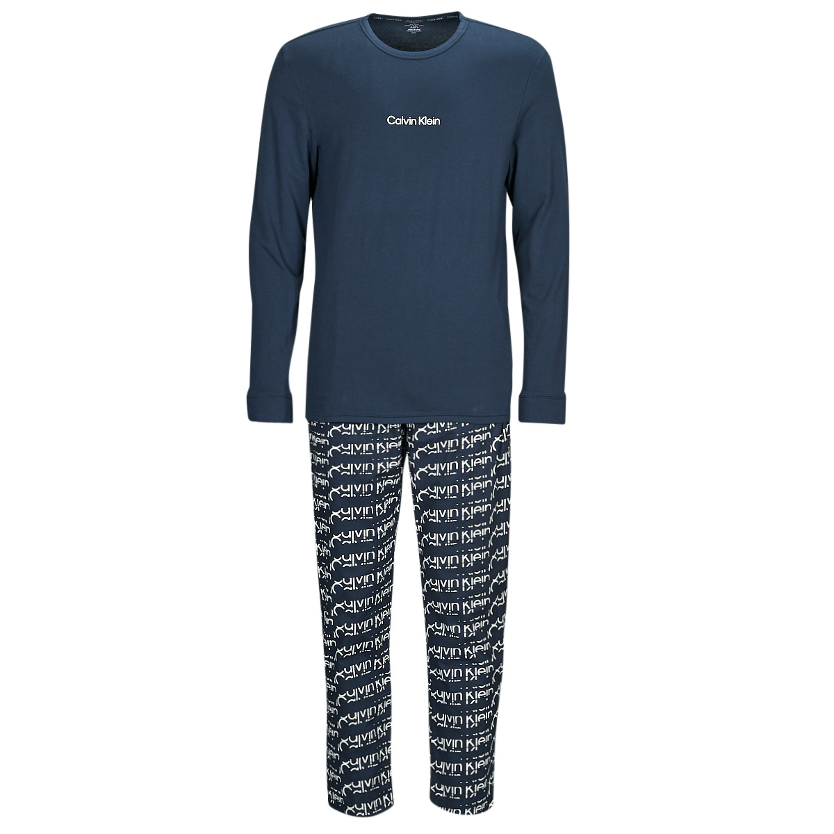 textil Hombre Pijama Calvin Klein Jeans L/S PANT SET Azul