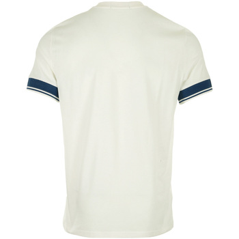 Fred Perry Contrast Cuff T-Shirt Blanco