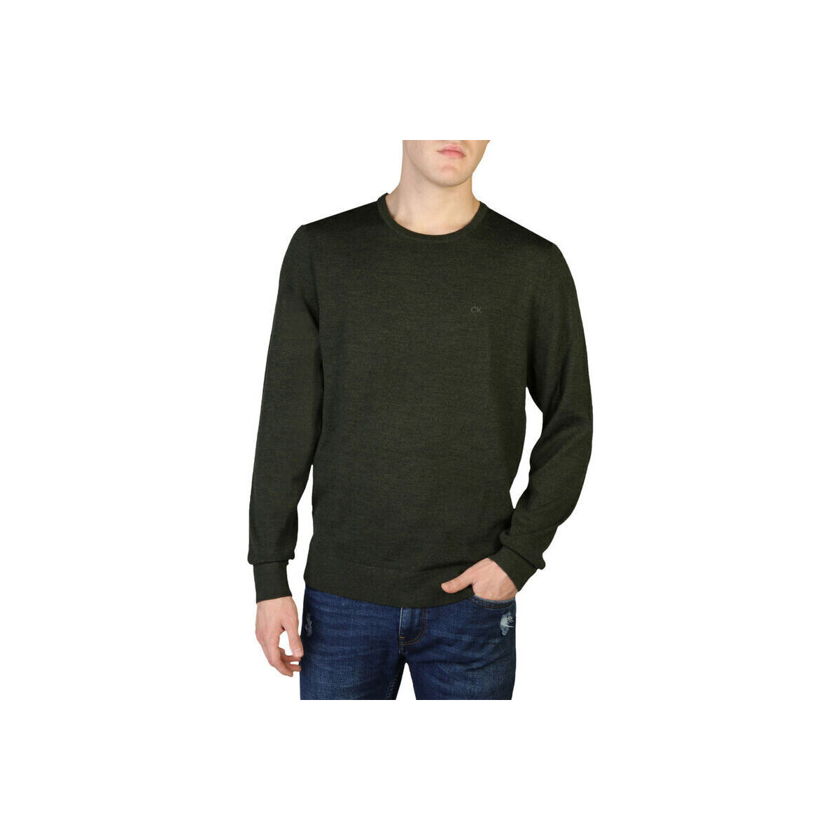 textil Hombre Jerséis Calvin Klein Jeans - k10k109474 Verde