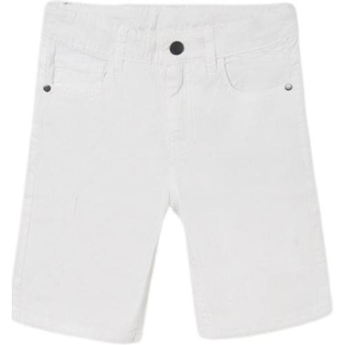 textil Niño Shorts / Bermudas Mayoral Bermuda 5b basica Blanco