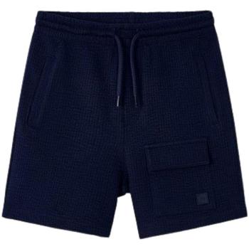 textil Niño Shorts / Bermudas Mayoral Bermuda punto seersucker Azul