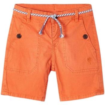 textil Niño Shorts / Bermudas Mayoral Bermuda cordon cinturon Naranja