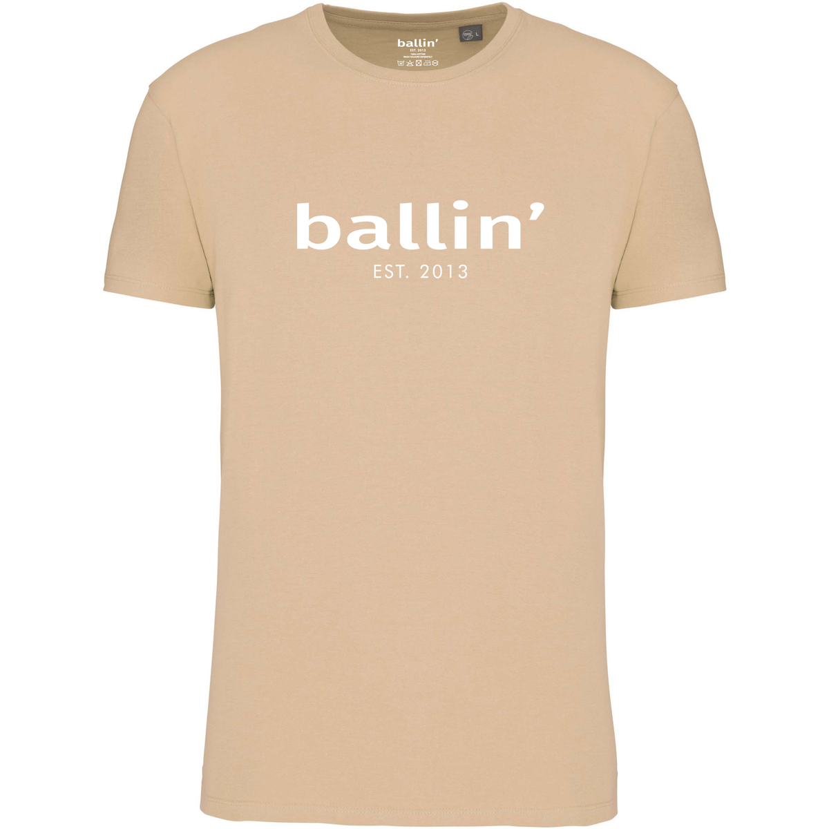 textil Hombre Camisetas manga corta Ballin Est. 2013 Regular Fit Shirt Beige