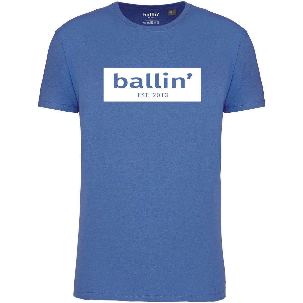 textil Hombre Camisetas manga corta Ballin Est. 2013 Cut Out Logo Shirt Azul