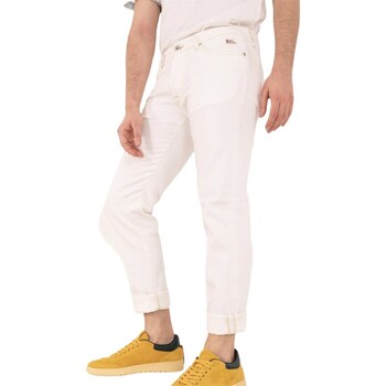 textil Hombre Vaqueros rectos Roy Rogers P23RRU110CD650111 Jeans hombre blanco Blanco