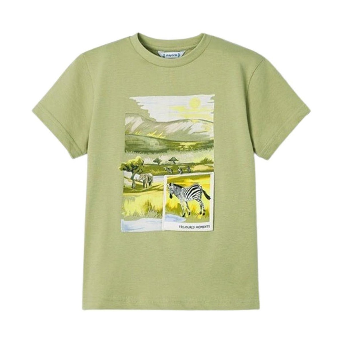 textil Niño Tops y Camisetas Mayoral Camiseta m/c play Verde