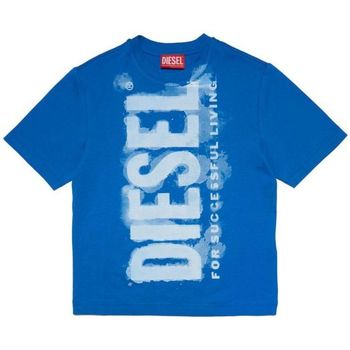 textil Niños Tops y Camisetas Diesel J01131 KYAR1 TJUSTE16 OVER-K80H Azul