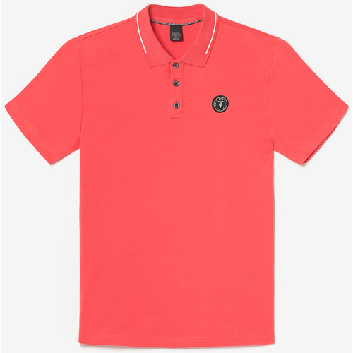 textil Hombre Tops y Camisetas Le Temps des Cerises Polo ARON Rojo