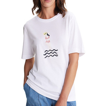 textil Mujer Camisetas manga corta TBS  Blanco