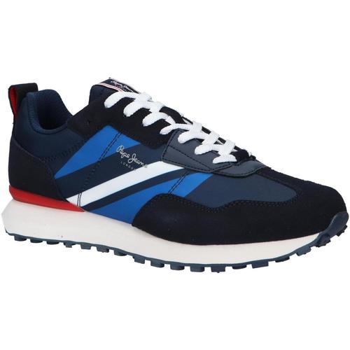 Zapatos Hombre Multideporte Pepe jeans PMS30944 FOSTER MAN PRINT SS23 Azul
