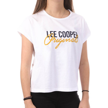 textil Mujer Camisetas manga corta Lee Cooper  Blanco