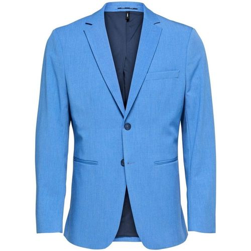 textil Hombre Chaquetas Selected 16088563 SLIM-LIAM-BRIGHT COBALT Azul