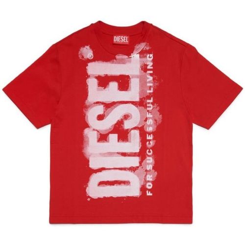 textil Niños Tops y Camisetas Diesel J01131 KYAR1 TJUSTE16 OVER-K438 RED Rojo