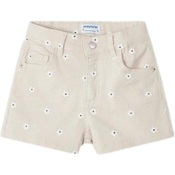 textil Niña Shorts / Bermudas Mayoral Pantalon corto Beige