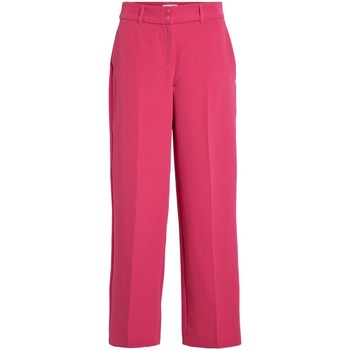 textil Mujer Pantalones fluidos Vila 14082021 Rojo