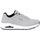 Zapatos Hombre Running / trail Skechers LGBK UNO STAND Gris