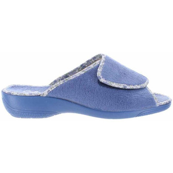 Zapatos Mujer Pantuflas Cabrera Zapatilla casa -5357 para mujer color azul 19
